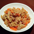 smilemama7's cooksnap of when they made ♡蓮根と豚肉のきんぴら♡.