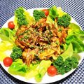 辰夫女子's cooksnap of when they made デパ地下風！激ウマ〜鳥ゴボウの甘辛唐揚げ.