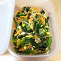 ＊こっぺ＊'s cooksnap of when they made 豆もやしとほうれん草のナムル.