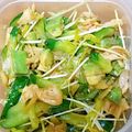 shelly616's cooksnap of when they made 蒸し鶏とアボカドときゅうりのピリ辛サラダ.