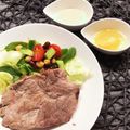 yokon☆'s cooksnap of when they made ポークソテー　林檎ソース付【デンマーク】.