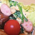 ﾋﾟﾛﾐ♡'s cooksnap of when they made ほうれん草　たまご　ベーコン　洋風ソテー.