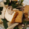 あきつま（杏花☆）'s cooksnap of when they made 厚揚げ・春菊・しめじの生姜醤油炒め.