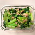 クックXQVNUO☆'s cooksnap of when they made 小松菜とツナの炒めもの　お弁当にも.