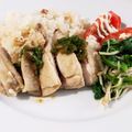くっくペタ's cooksnap of when they made 圧力鍋/炊飯器で海南鶏飯(カオマンガイ).