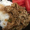 茶々くりこ。's cooksnap of when they made 作り置きの晩御飯♡ゆで豚のゴマ味噌マリネ.