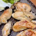 まっちゃ小豆's cooksnap of when they made 牡蠣のムニエル レモンバター醤油.