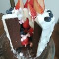 keroko27's cooksnap of when they made 無印の特大バウムで♡サプライズケーキ.