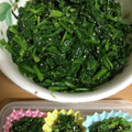 petokko's cooksnap of when they made ほうれん草のごま和え.