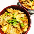 ミッキーこむぎ's cooksnap of when they made 豚バラスライスで焼肉丼ジャン.