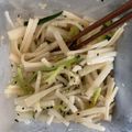 もりりんの森のちこ's cooksnap of when they made 簡単★大根とキュウリのノンオイルナムル.