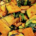 ☆みゃお☆'s cooksnap of when they made 簡単♪かぼちゃとほうれん草のマヨソテー.