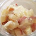 metabo3号's cooksnap of when they made りんごとごまとクリームチーズ.