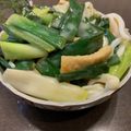 pekoichigo's cooksnap of when they made 料理屋の祖父直伝〜葱とうすあげのぬた〜.