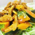 U☆kaoru's cooksnap of when they made かぼちゃと豚肉の韓国風コチュジャン炒め.
