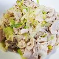 abcdefghｉｊ's cooksnap of when they made ねぎ豚の塩ダレ和え.