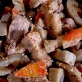 ゆゆゆっち1103's cooksnap of when they made 花粉症対策！れんこん人参豚肉の甘辛炒め.