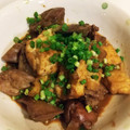 クックVNZV99☆'s cooksnap of when they made 厚揚げと鶏レバーと白葱の生姜味噌煮込み.