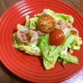 こにた's cooksnap of when they made ベーコンと春キャベツのアンチョビソテー.