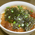 こな砂糖's cooksnap of when they made ごま油が香る！びんちょうまぐろの漬け丼♡.