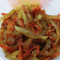 ☆★ケイト★☆'s cooksnap of when they made 大根とにんじんの皮ごときんぴら.