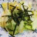マーたん's cooksnap of when they made 簡単 美味 レタスの海苔サラダ.