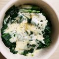 tsuyochan's cooksnap of when they made レンジで簡単☆ほうれん草のコンソメチーズ.
