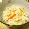 由芽15's cooksnap of when they made 手軽に♪水煮大豆で炊き込みご飯.