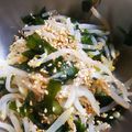 金魚のひらり's cooksnap of when they made もやしとわかめのシャキシャキ！ナムル☆.