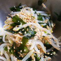 金魚のひらり's cooksnap of when they made もやしとわかめのシャキシャキ！ナムル☆.