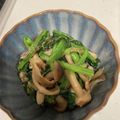 ERI8o8's cooksnap of when they made レンチン☆ほうれん草としめじのおひたし.