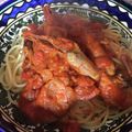 Pomodorini's cooksnap of when they made 天使のエビで簡単トマトクリームパスタ.
