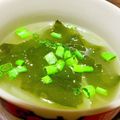 my_pace's cooksnap of when they made ダイエット☆レンジで簡単わかめ生姜スープ.