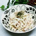 Dellaたん's cooksnap of when they made ●大根とﾂﾅのﾏﾖﾈｰｽﾞｻﾗﾀﾞ●.