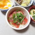 よちりん's cooksnap of when they made まぐろの漬け丼.