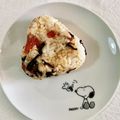スーパーリンクス's cooksnap of when they made △塩昆布と梅干のおにぎり△.