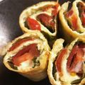 MizuhoBank's cooksnap of when they made 油揚げトマトしそチーズ巻き.