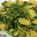やひめ꒰•̫͡•ོ꒱'s cooksnap of when they made 沢庵と大葉の和え物.