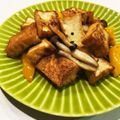 asuuumomo's cooksnap of when they made 厚揚げエリンギパプリカのバター醤油炒め.