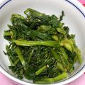 らびDX's cooksnap of when they made 春菊の季節✨春菊とほうれん草の胡麻和え✨.