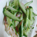 氷神流唯's cooksnap of when they made きゅうりとカニカマのぽん酢和え.