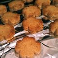 ハンミコ's cooksnap of when they made ノンエッグ幼児おやつ♪簡単ごまビスケット.