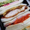 ひなさわん's cooksnap of when they made ＊お弁当に＊チキンカツサンド＊.