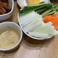 ポメちょん's cooksnap of when they made 野菜スティック☆2種のドレッシング添え.