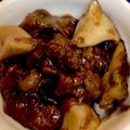 やよい・M's cooksnap of when they made なすと牛肉のオイスター炒め.