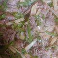 クック1EJGNV☆'s cooksnap of when they made 牛肉とじゃがぴーのオイスター炒め.