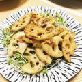 フジぽん's cooksnap of when they made 副菜♡弁当♡蓮根粒マスタードポン酢ソテー.