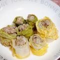 ぴより。。's cooksnap of when they made レンジで豚挽き肉の白菜巻きしゅうまい.