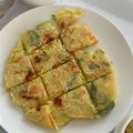 さばのよしこ's cooksnap of when they made 1歳の息子も大人も大好き！簡単チヂミ♡.