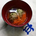 どむぞうくん's cooksnap of when they made 残った餃子のあんで♪絶品餃子団子スープ.